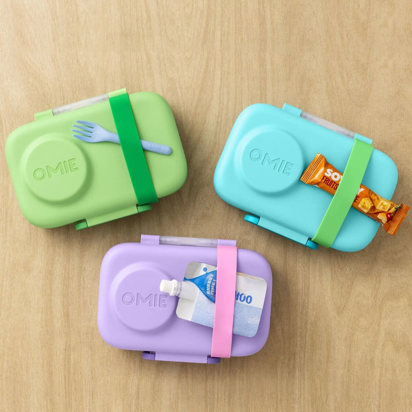 OmieBox Lite Cold Lunch Bento Box for Kids - Lightweight & Durable