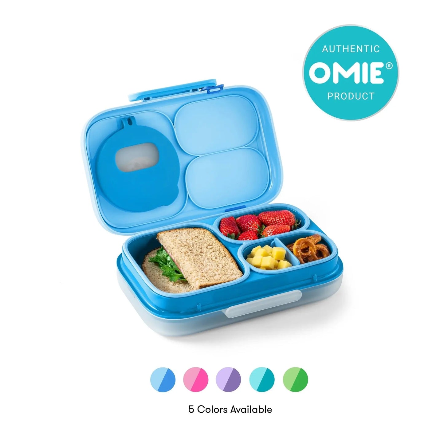 OmieBox Lite Cold Lunch Bento Box for Kids - Lightweight & Durable